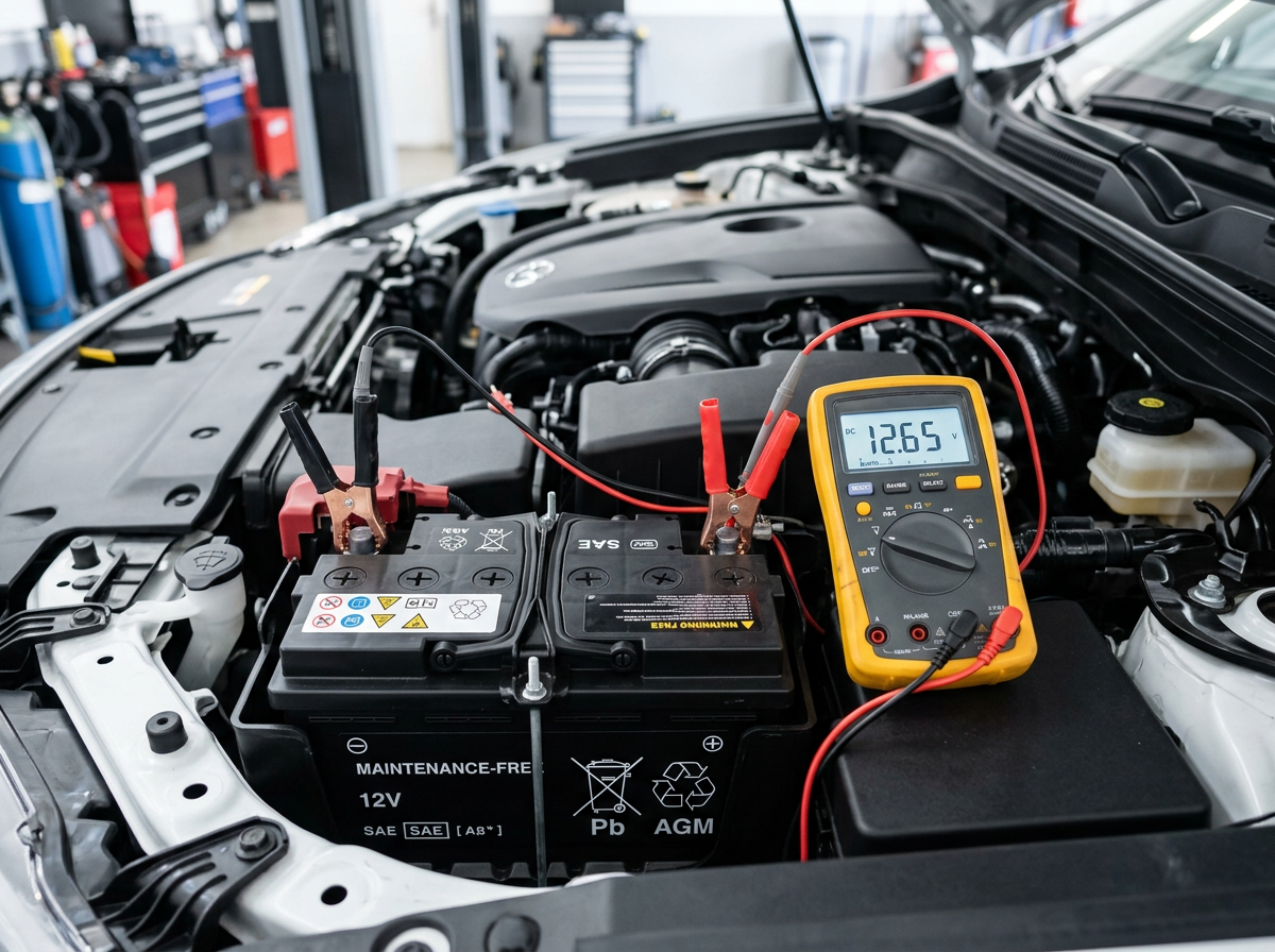 Car battery replacement with terminal tools